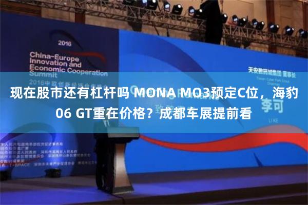 现在股市还有杠杆吗 MONA MO3预定C位，海豹06 GT重在价格？成都车展提前看